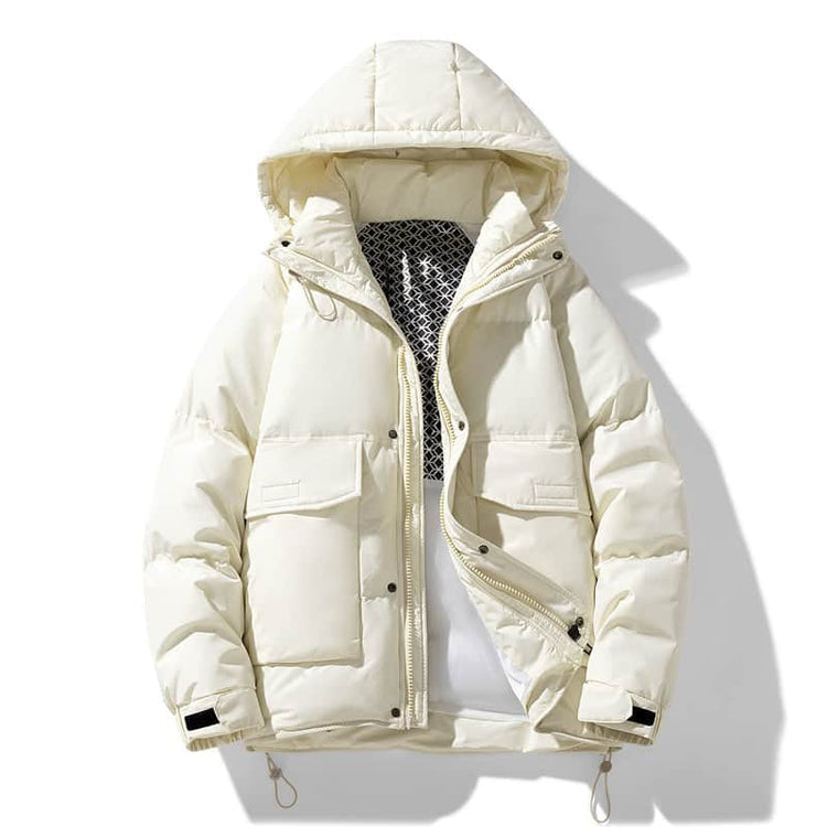 Hooded Down Jacket Men&
