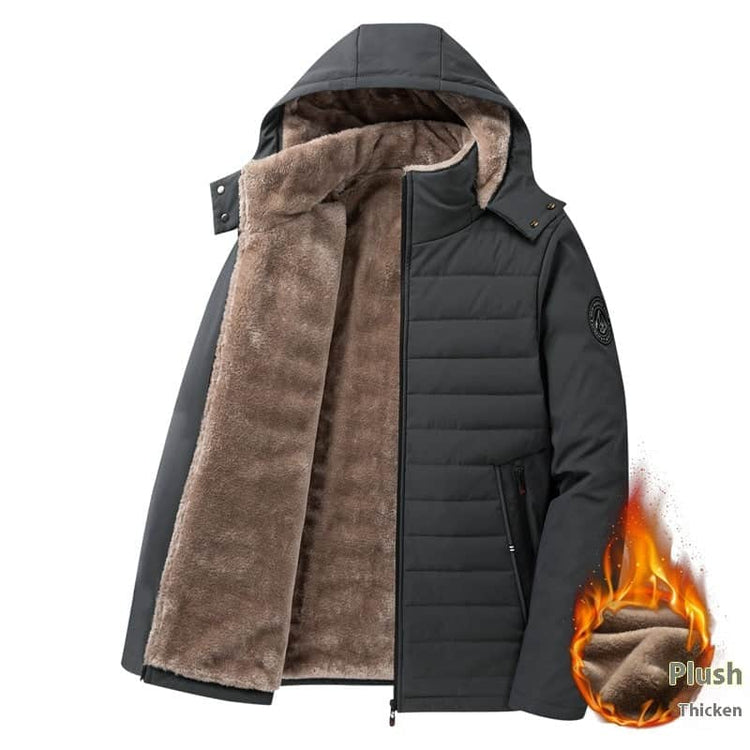 Middle-aged And Elderly Cotton-padded Clothes High Quality Winter Plus Size BadAssWear.fi