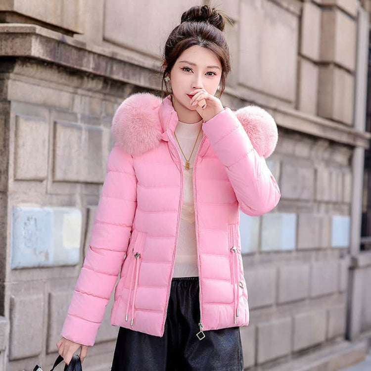 Removable Cap Down Cotton Small Padded Jacket BadAssWear.fi