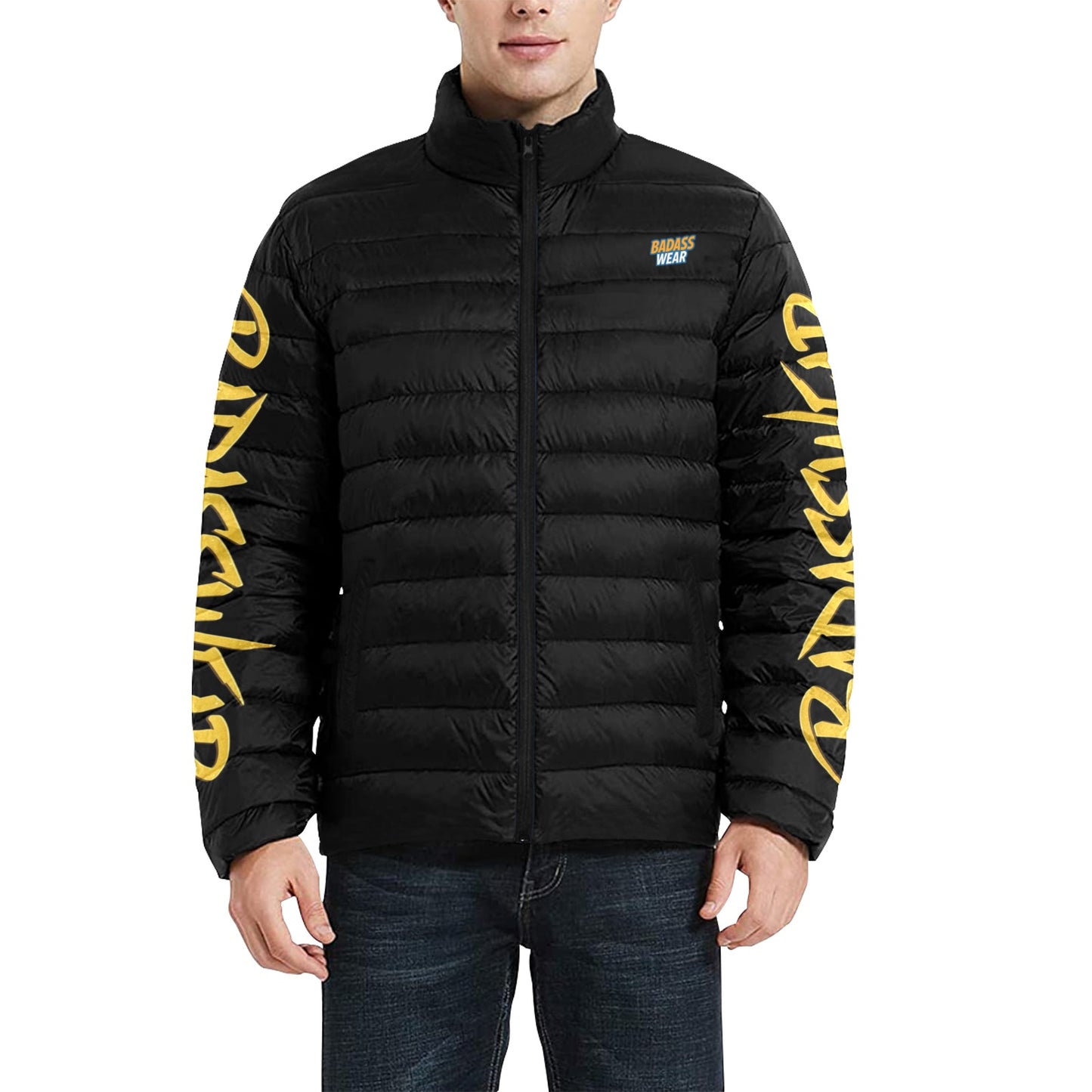 Men's Stand Collar Padded Jacket