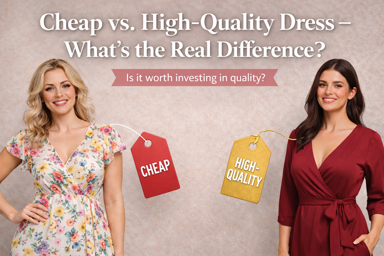 Cheap vs. High-Quality Dress – What’s the Real Difference?