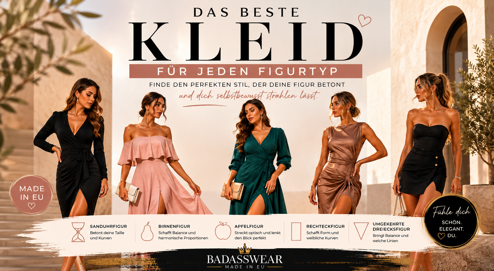Das beste Kleid für jeden Figurtyp