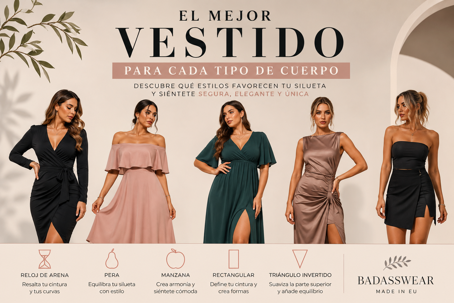 El mejor vestido para cada tipo de cuerpo