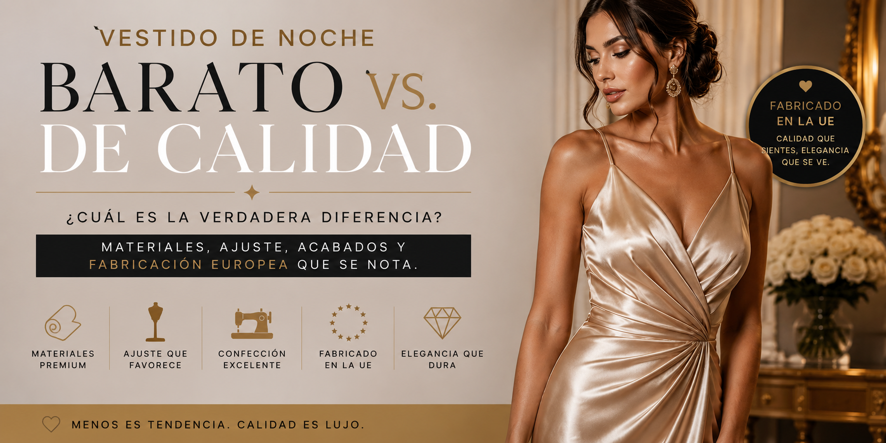 Vestido de noche barato vs. vestido de noche de calidad: ¿cuál es la verdadera diferencia?
