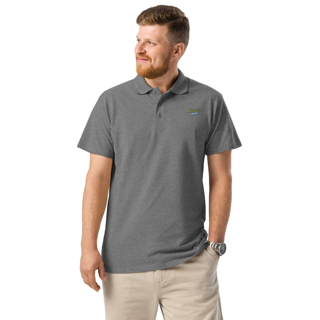 Men's short-sleeved polo shirt