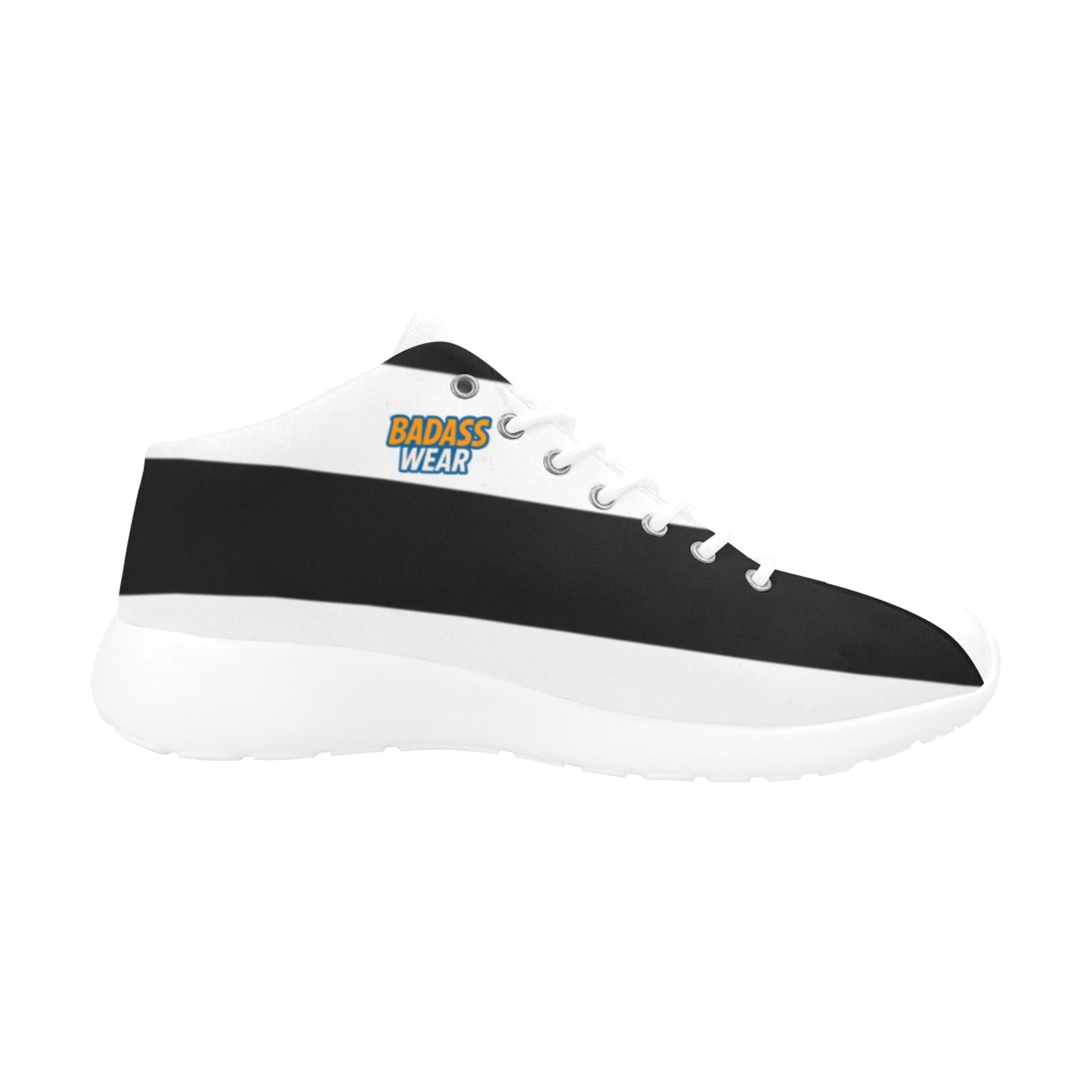 Men's Black & White Basketball Training Shoes
