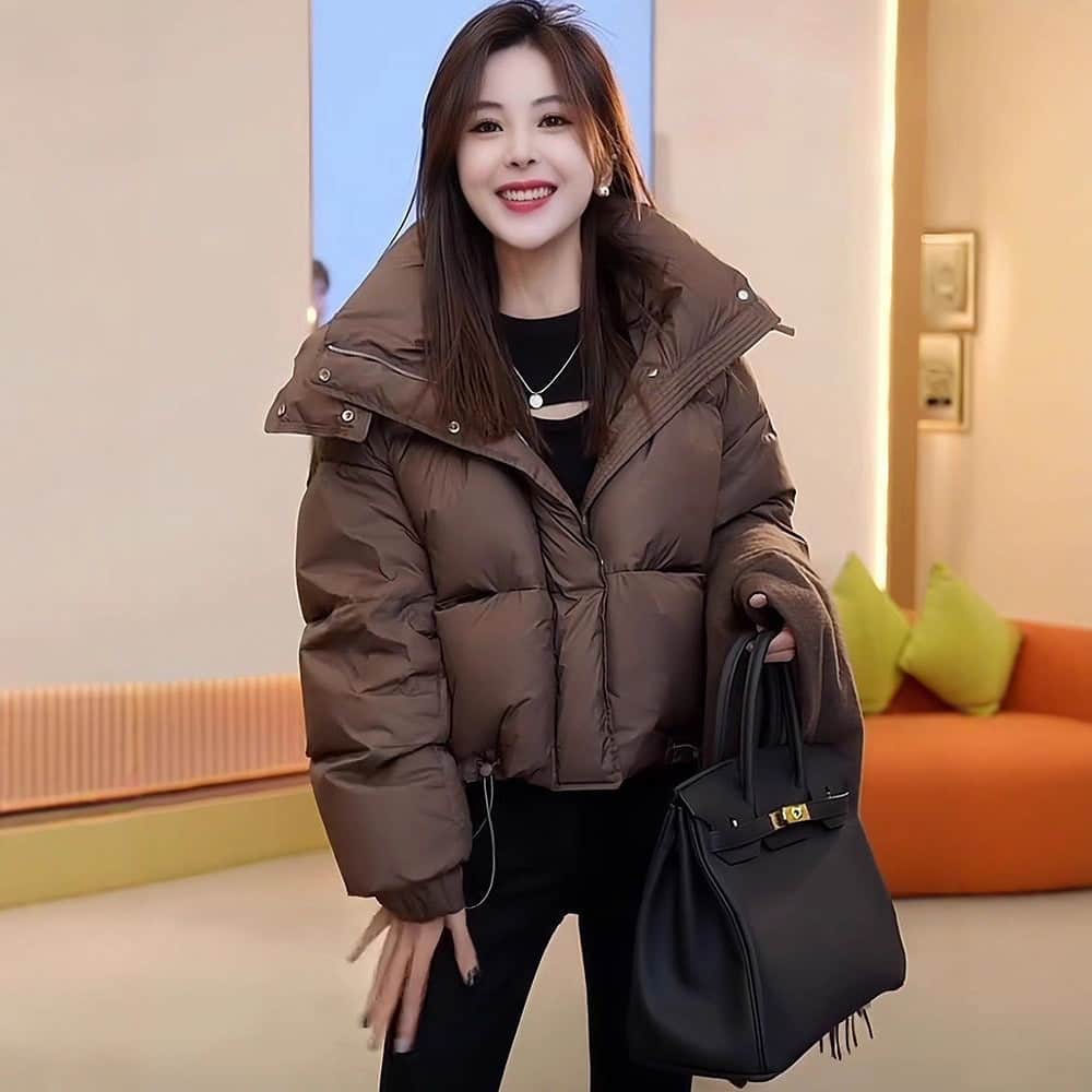 Versatile Loose Thick Bread Down Cotton-padded Jacket BadAssWear.fi