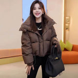 Versatile Loose Thick Bread Down Cotton-padded Jacket BadAssWear.fi