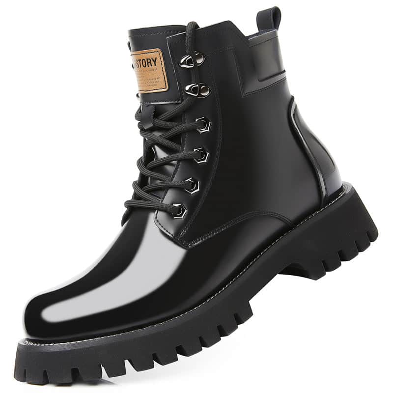 Fall Winter Martin Boots Men's Platform Mid-top BadAssWear.fi