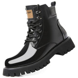 Fall Winter Martin Boots Men's Platform Mid-top BadAssWear.fi