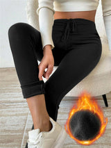 High Waist Temperament Sports Outerwear Trousers BadAssWear.fi