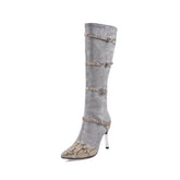 Sexy Boots Women Knee High Boots Thin High Heels Shoes Woman Autumn BadAssWear.fi