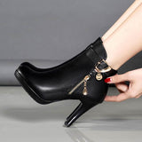 Womens Autumn Leather Boots BadAssWear.fi