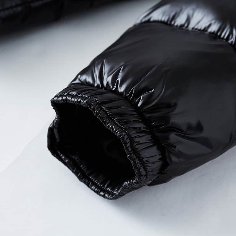 Short Coat Trendy Men's Glossy Thickened Down Jacket BadAssWear.fi
