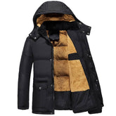 Clothing plus velvet padded jacket men winter BadAssWear.fi