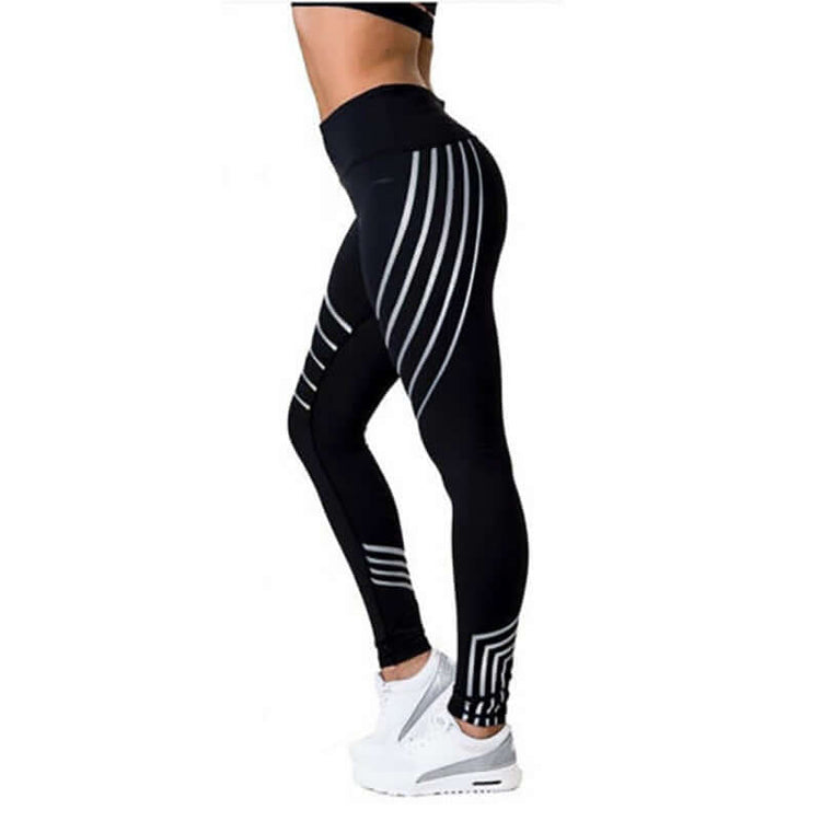 Reflective Sport Yoga Pants BadAssWear.fi