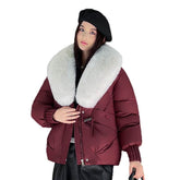 Large Size Straight Thickened Cotton-padded Coat BadAssWear.fi