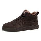 Winter Warm Cotton Shoes Men's Mid-top Trendy BadAssWear.fi