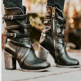 Ladies leather boots BadAssWear.fi