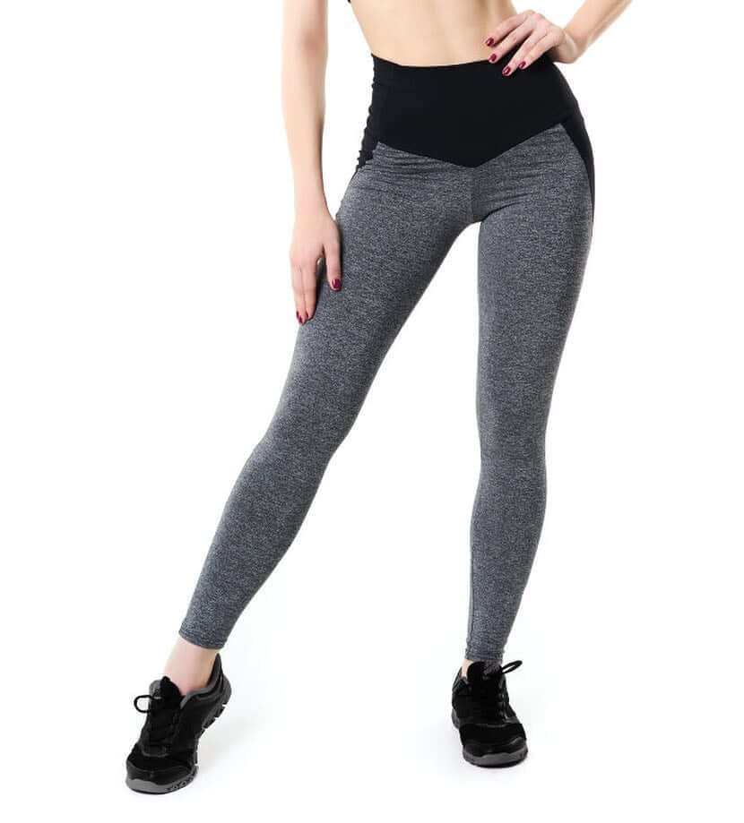 Contrasting Color Stitching Hip-Lifting Slim-Fitting Sports Running FitnessYoga Leggings Artsadd