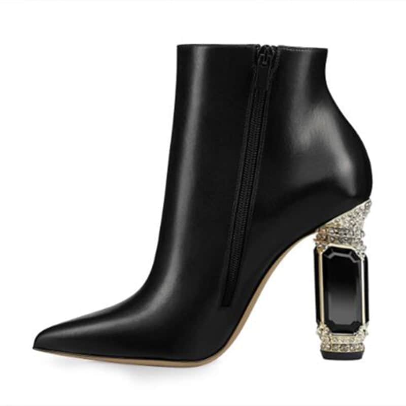 Women's "Jewel Throne" Luxury Ankle Boots badasswear