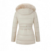 Snow And Snow Cotton Jacket With Lightweight Quilted Hooded BadAssWear.fi