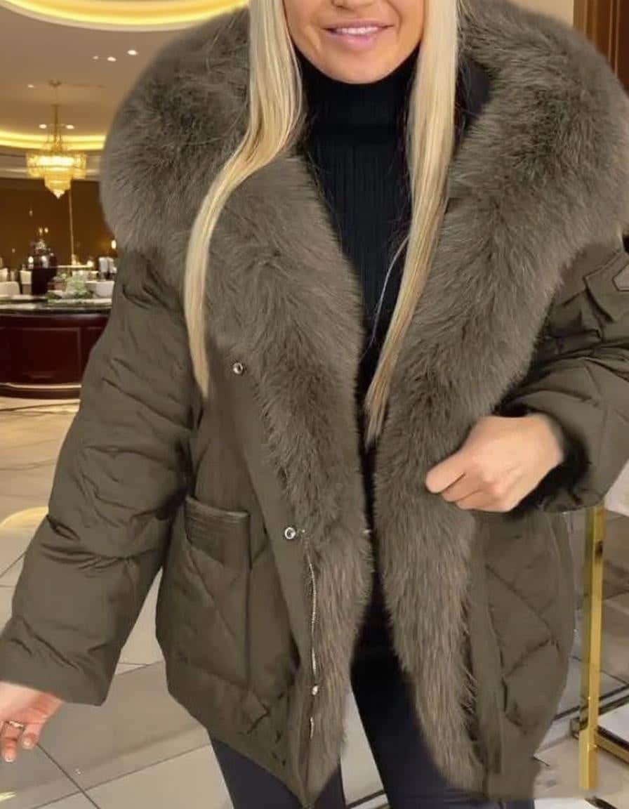 Fashion Women's Wear Mid-length Hooded Cotton Jacket BadAssWear.fi