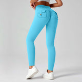 Fitness Yoga Pants For Women High-waisted Butt-lifting Stretchy Form-fitting Workout Tights BadAssWear.fi