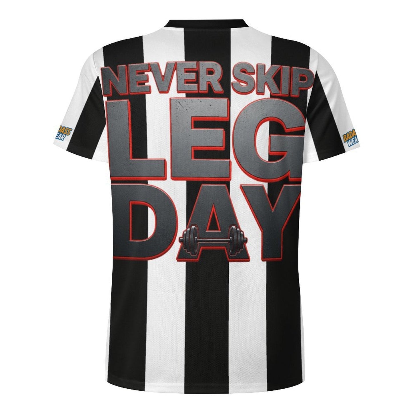 Men's Quick Dry T-Shirt - Never Skip Leg Day Artsadd