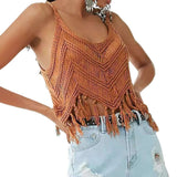 Women's Knitwear Tassel Pullover Hollow Out BadAssWear.fi