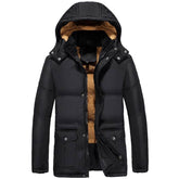 Clothing plus velvet padded jacket men winter BadAssWear.fi