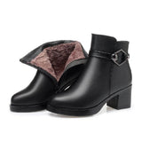 Autumn and winter new women's round toe women's cotton shoes side BadAssWear.fi