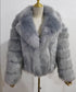 Coat Imitation Fox Fur Women&