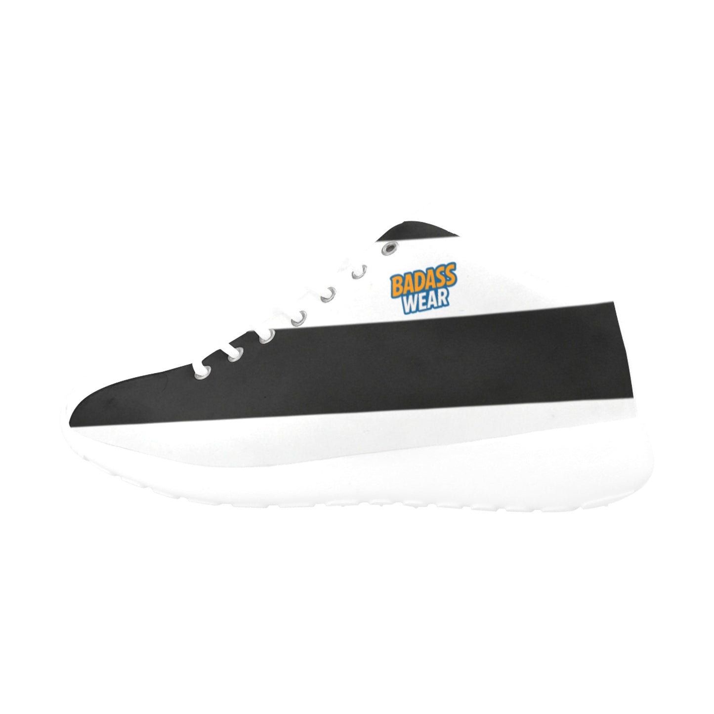 Men's Black & White Basketball Training Shoes