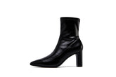 Mid-tube Boots High Heels Autumn And Winter Thick With Fashion Martin Boots Women BadAssWear.fi