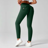 Fitness Yoga Pants For Women High-waisted Butt-lifting Stretchy Form-fitting Workout Tights BadAssWear.fi