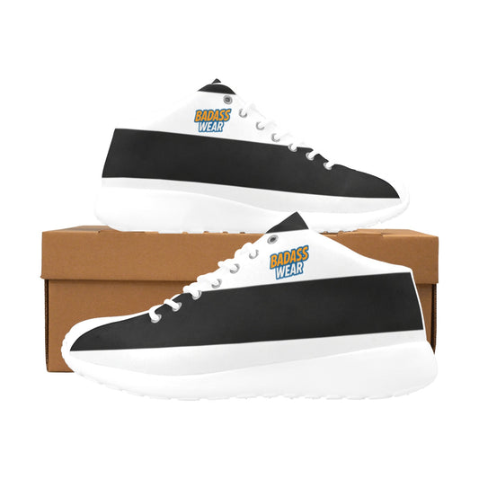 Men's Black & White Basketball Training Shoes