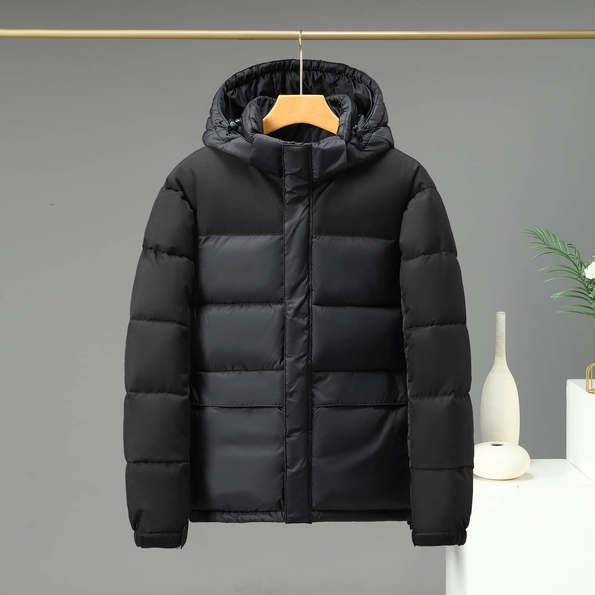 Cotton Jacket Men And Women Short Color Contrast Patchwork BadAssWear.fi