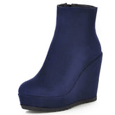 Autumn And Winter Women Platform Platform Wedge Boots BadAssWear.fi