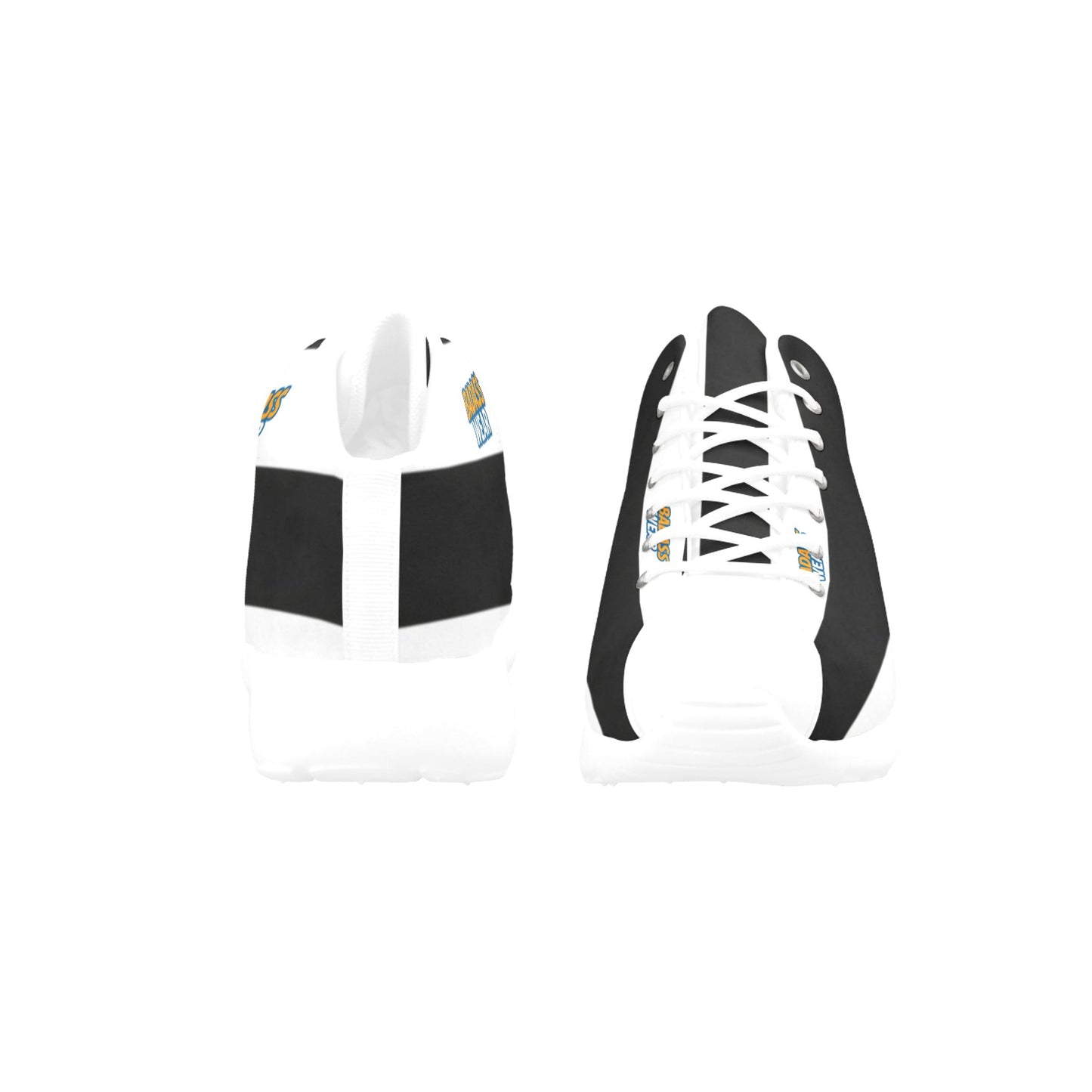 Men's Black & White Basketball Training Shoes