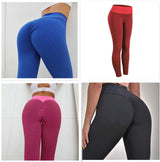 Plaid Leggings Fitness Yoga Pants Women's Seamless High Waist Leggings Breathable Gym Artsadd