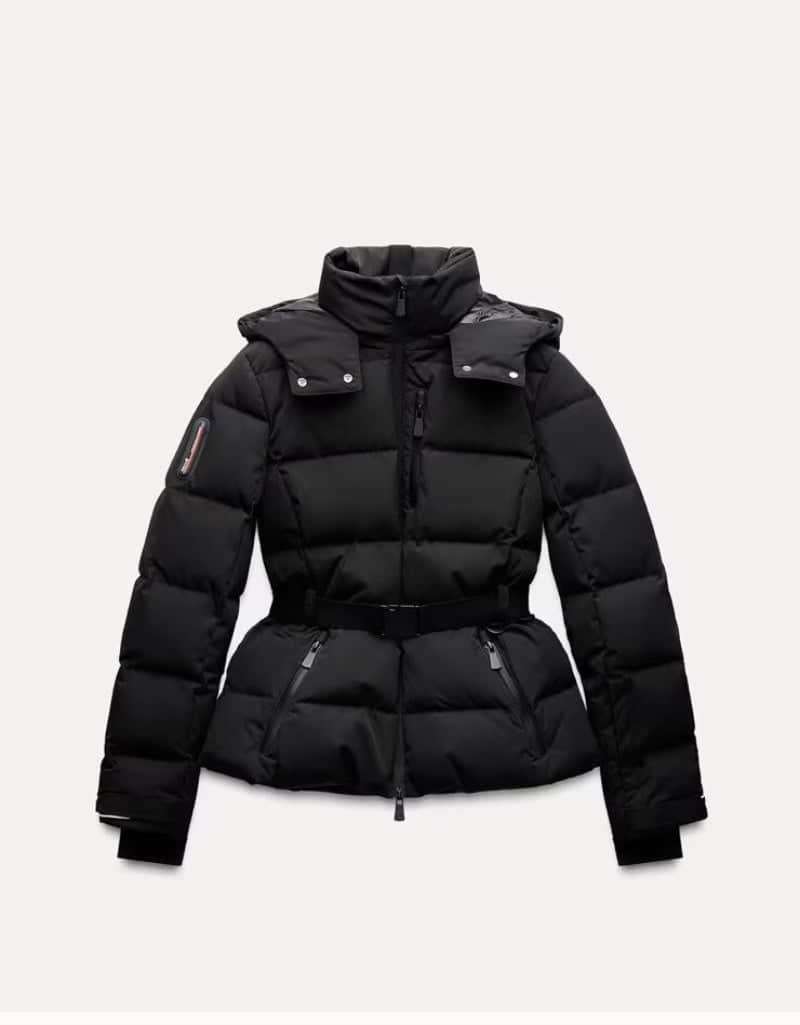 Ski Suit With Belt Stand-up Collar Warm Cotton Jacket BadAssWear.fi