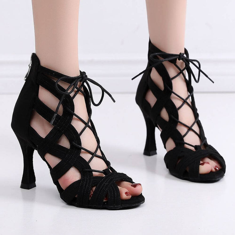 Velvet Rhythm Women Dance Heels for Confident Movement