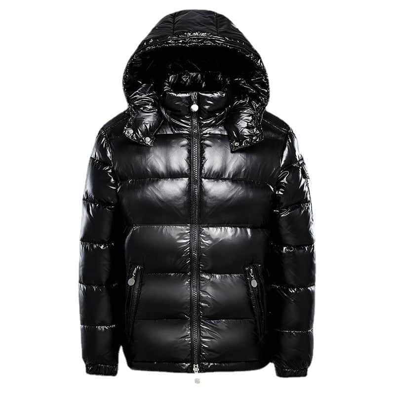Short Coat Trendy Men's Glossy Thickened Down Jacket BadAssWear.fi