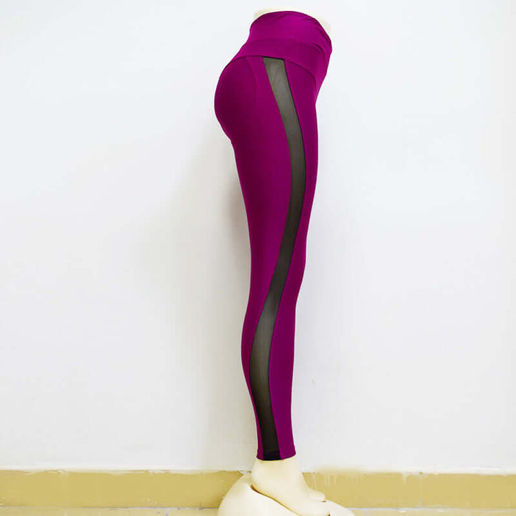 New Women Elastic Sport Yoga High Waist Pants Leggings Artsadd