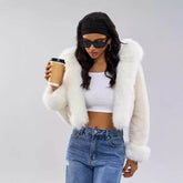 Sexy Slim-fit Soft Comfortable Eco-friendly Thickened Short Jacket BadAssWear.fi