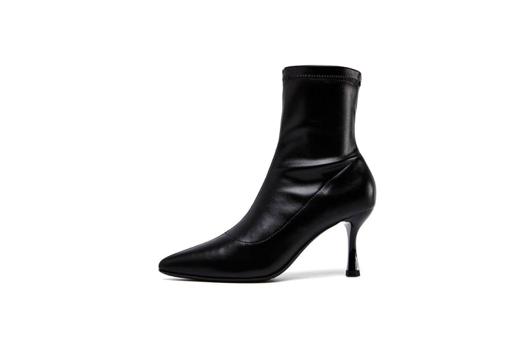 Mid-tube Boots High Heels Autumn And Winter Thick With Fashion Martin Boots Women BadAssWear.fi