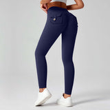 Fitness Yoga Pants For Women High-waisted Butt-lifting Stretchy Form-fitting Workout Tights BadAssWear.fi
