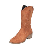 Large size low heel women boots WISH women's leather boots BadAssWear.fi