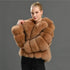 Coat Imitation Fox Fur Women&